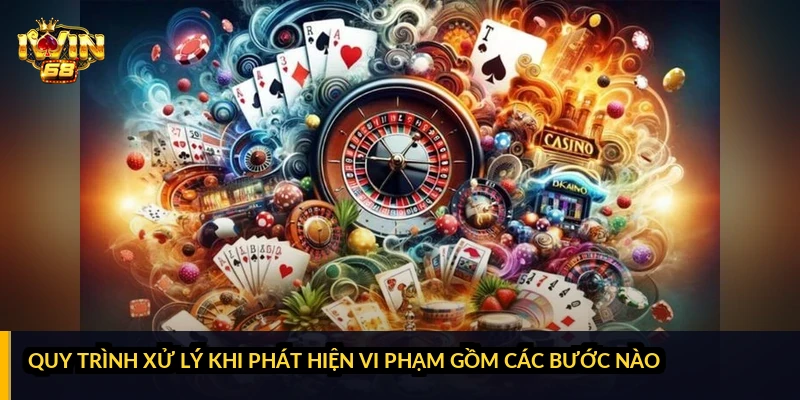 Quy trình xử lý khi phát hiện vi phạm gồm các bước nào?